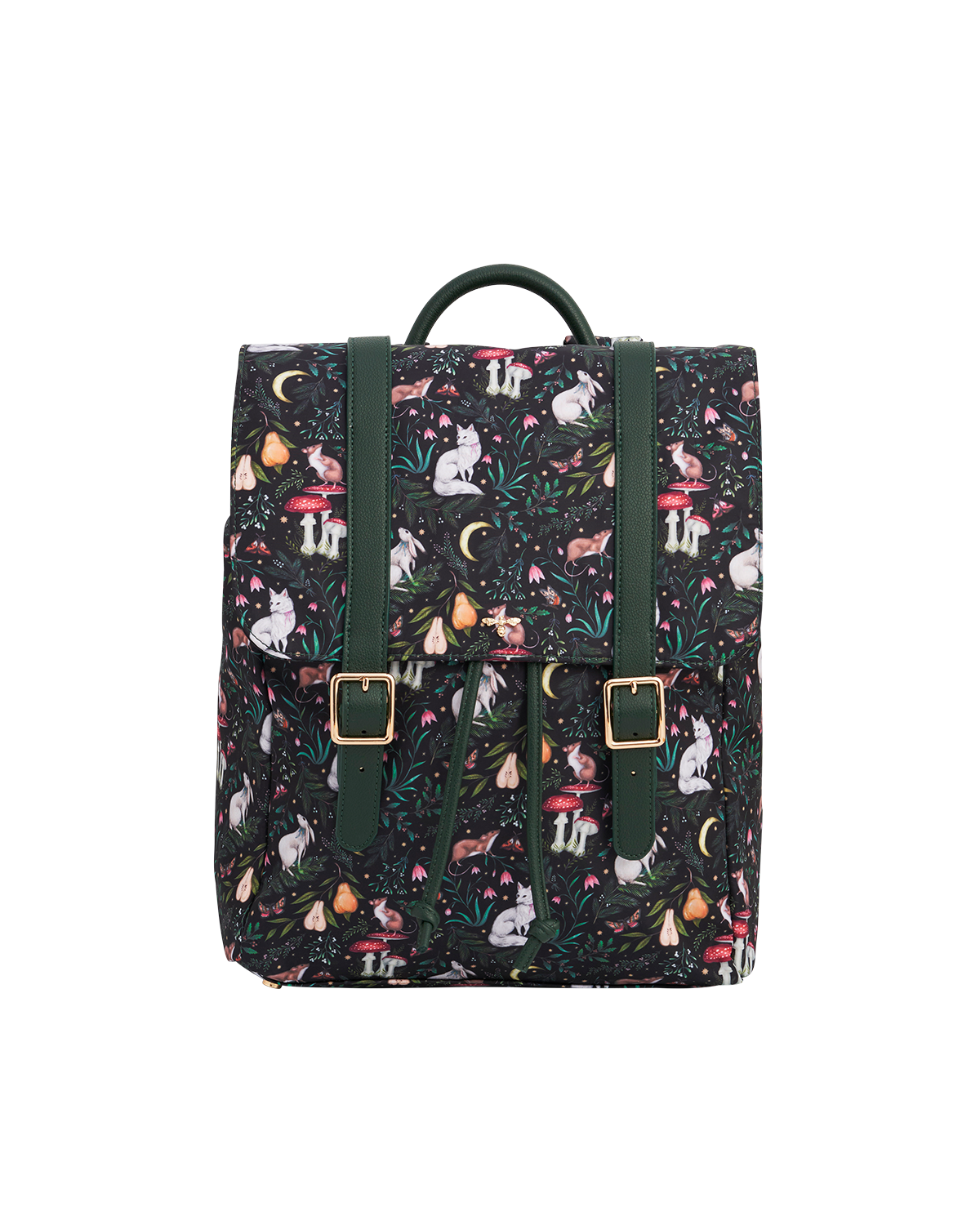 Flora Niva Print Backpack in Green