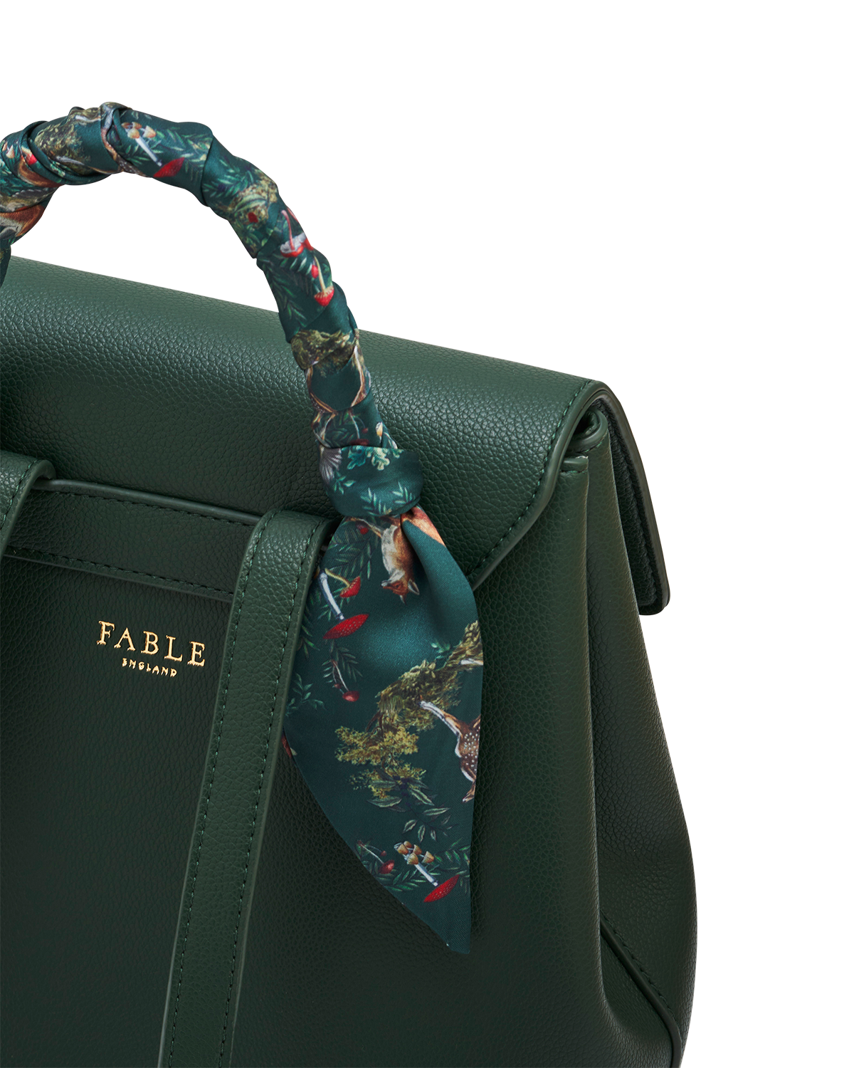 Laura Small Backpack in Forest Green