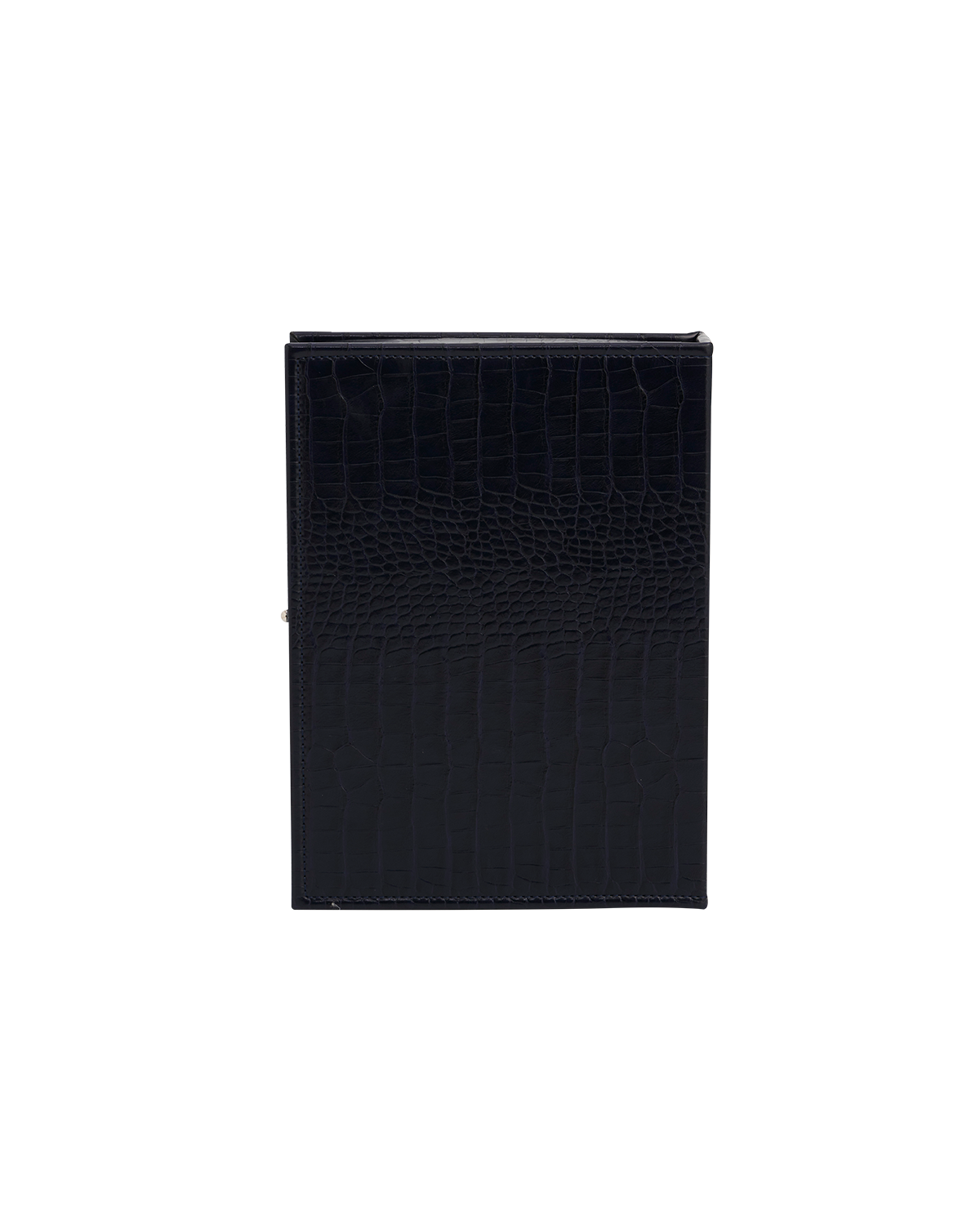 Night Sky Embroidered Large Jewellery Box in Navy Croc