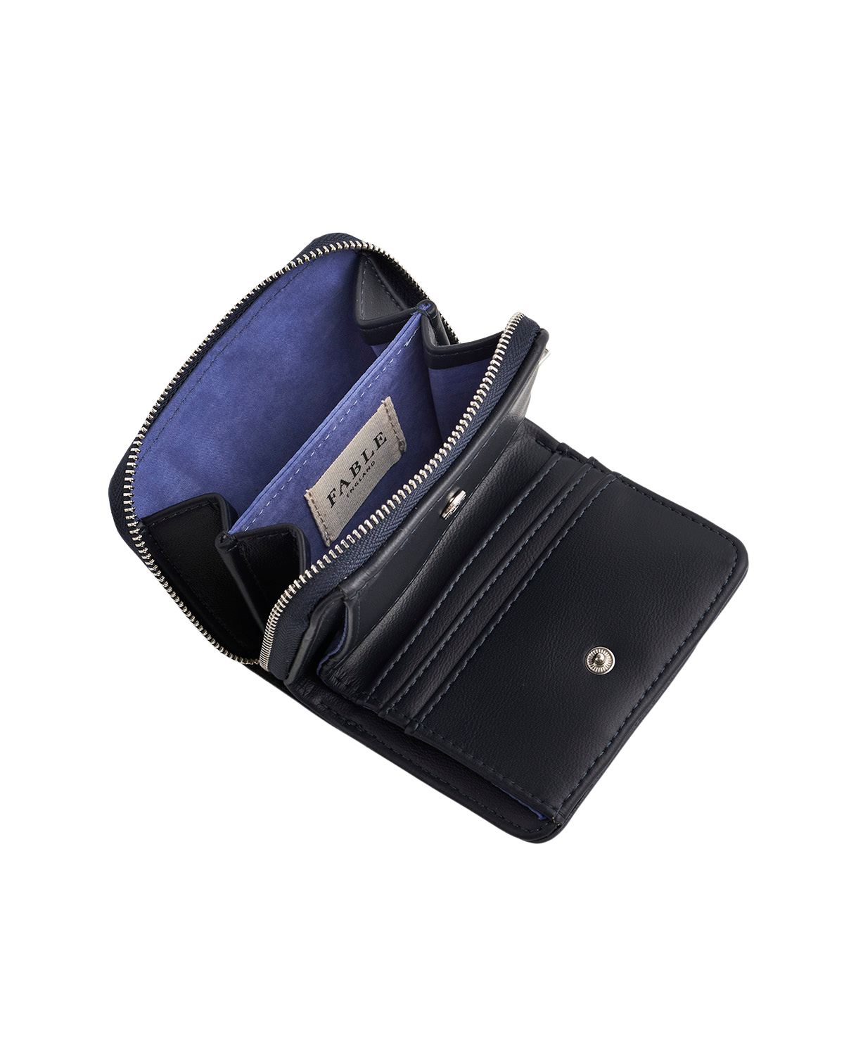 Selene Print Small Purse in Navy