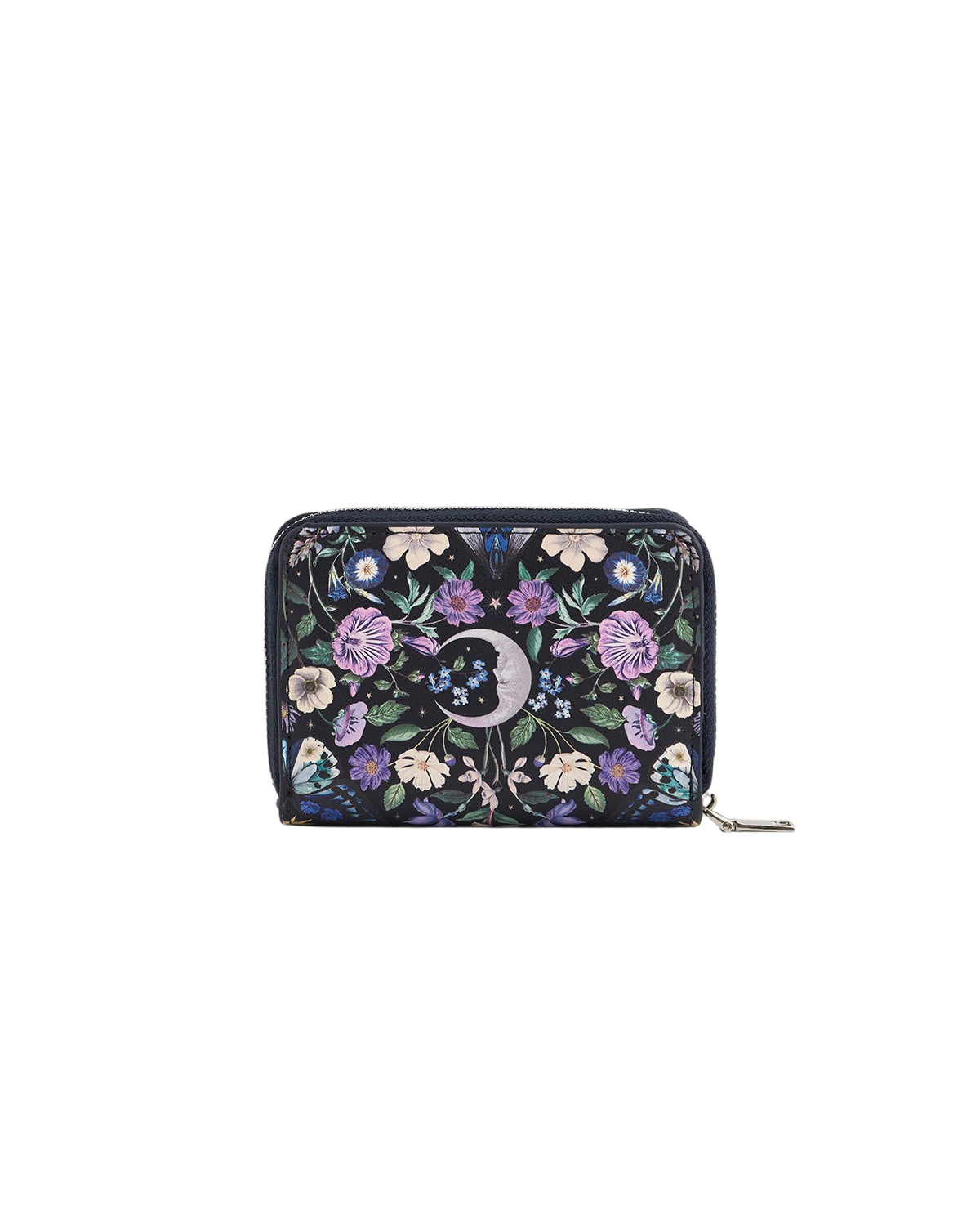 Selene Print Small Purse in Navy