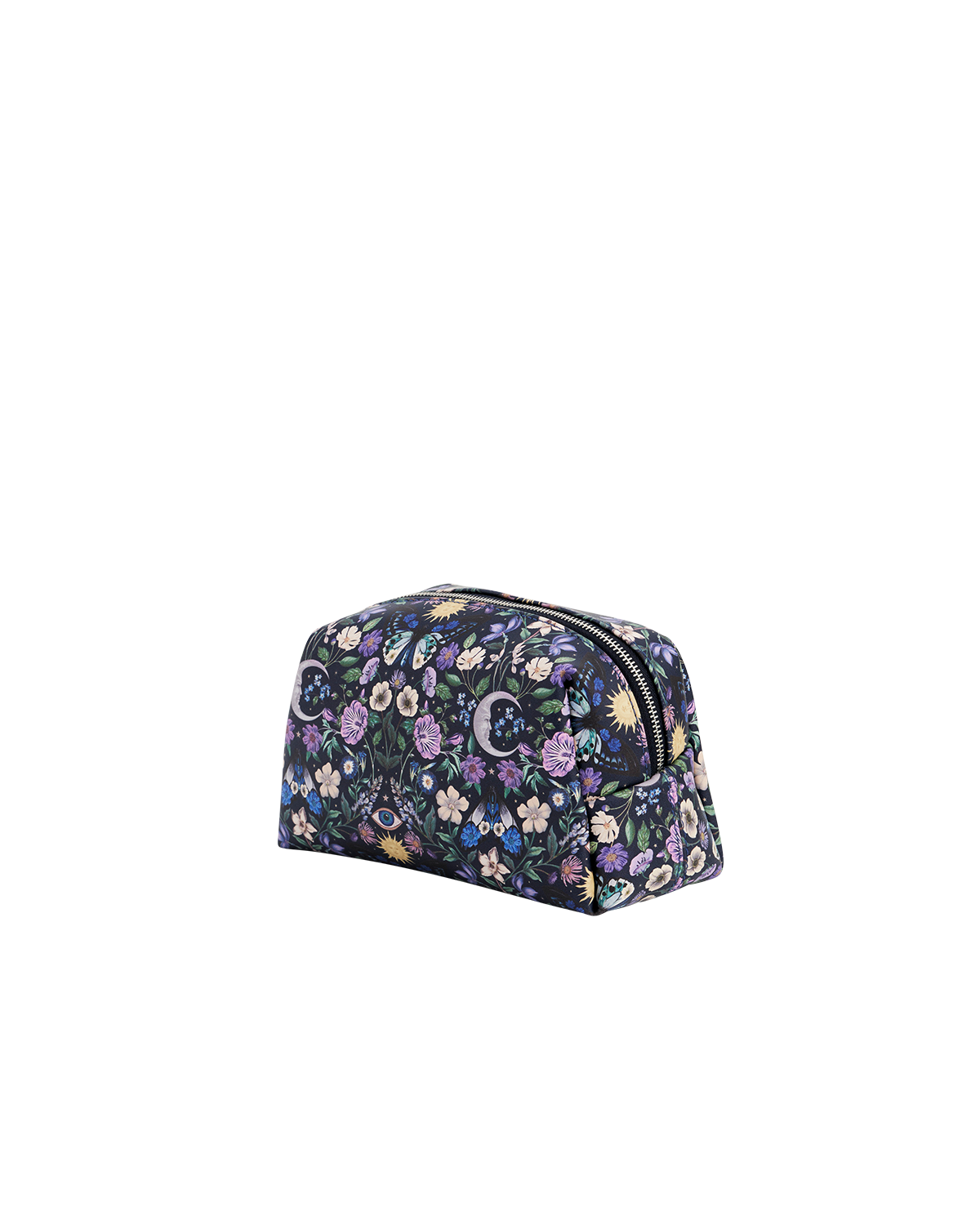 Selene Print Cosmetic Pouch in Navy