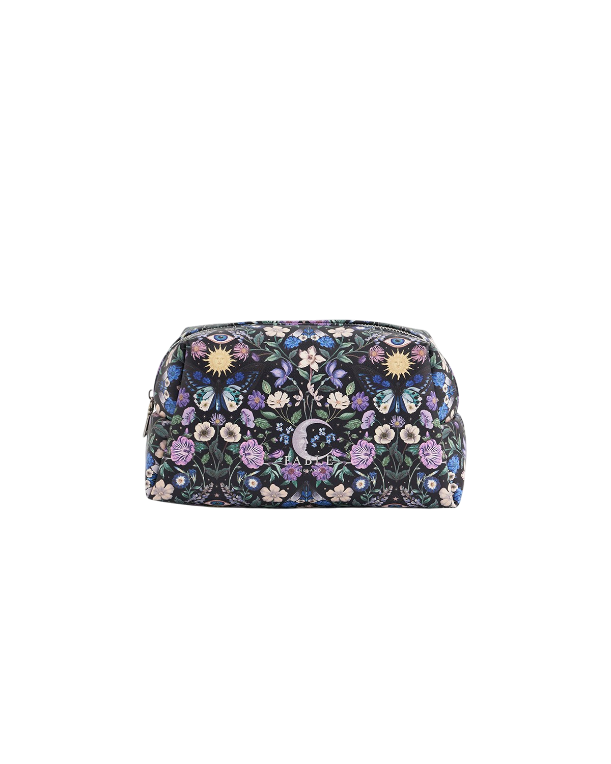 Selene Print Cosmetic Pouch in Navy
