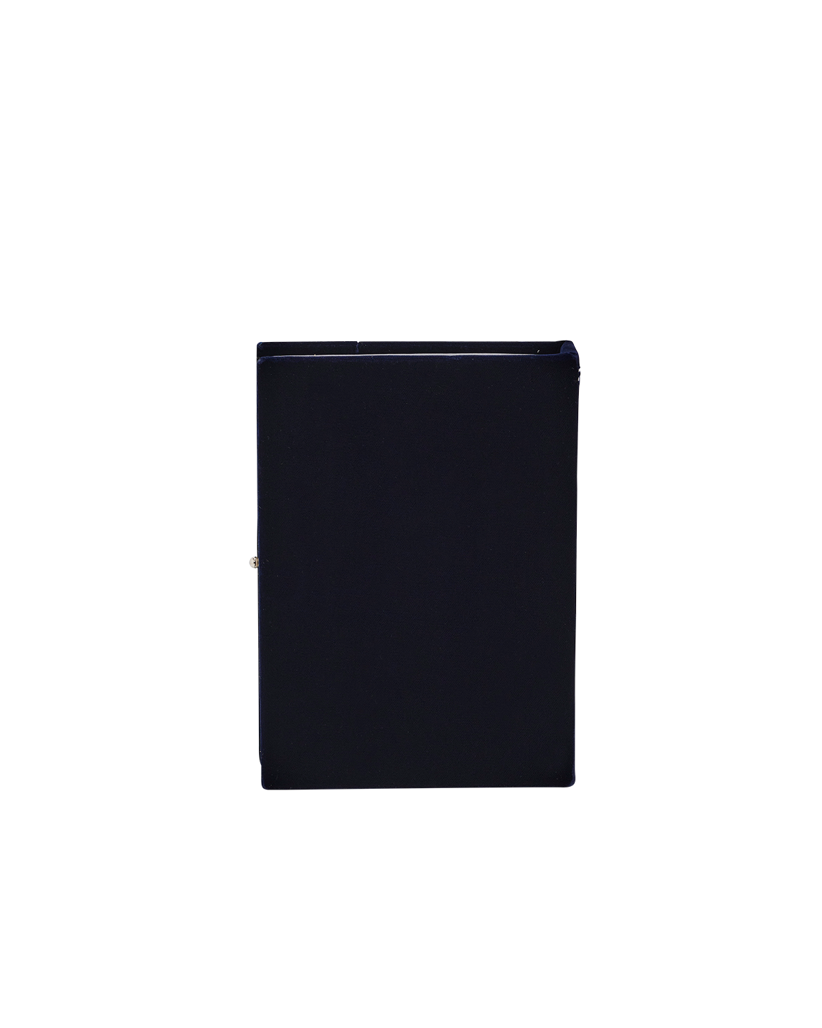 Marianne Midnight Garden Embroidered Book Box in Navy Velvet