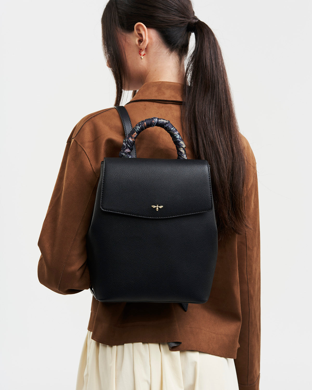 Laura Small Backpack in Black