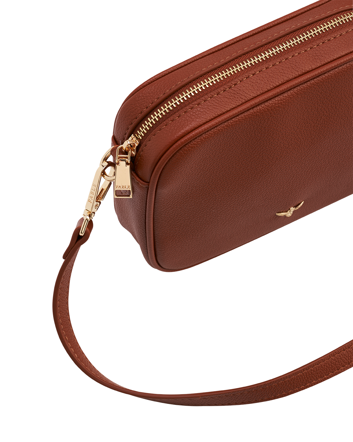 Borsa a tracolla Alice color cuoio
