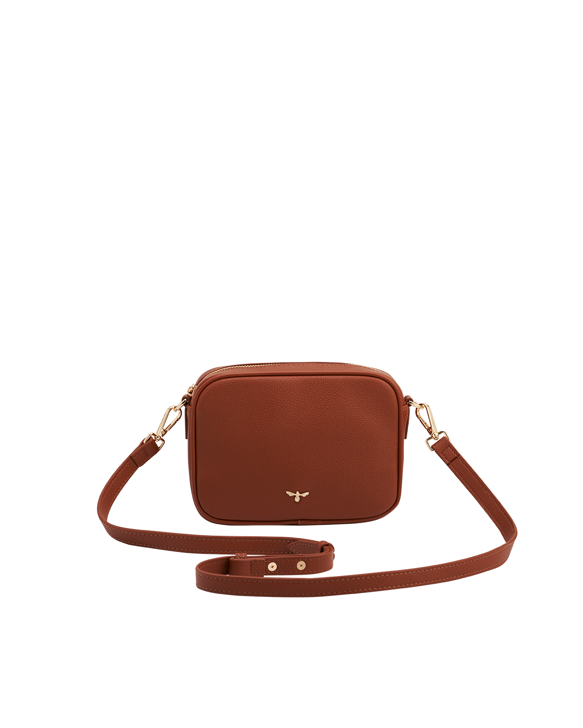 Borsa a tracolla Alice color cuoio