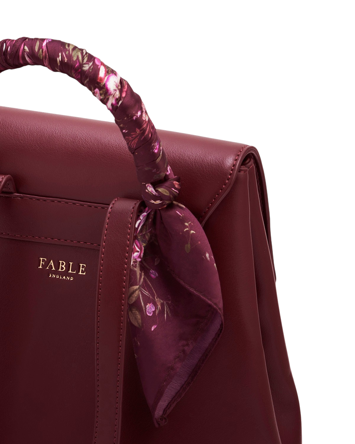 Laura Small Backpack in Burgundy