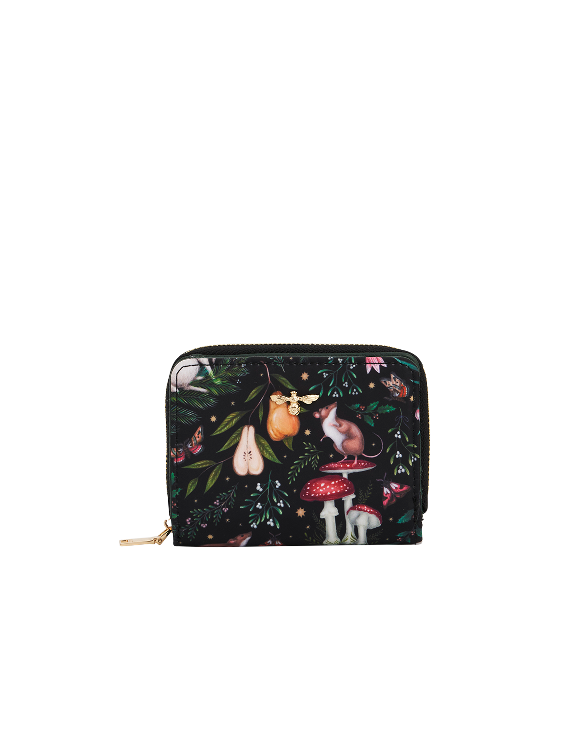Niva Print Small Purse in Green