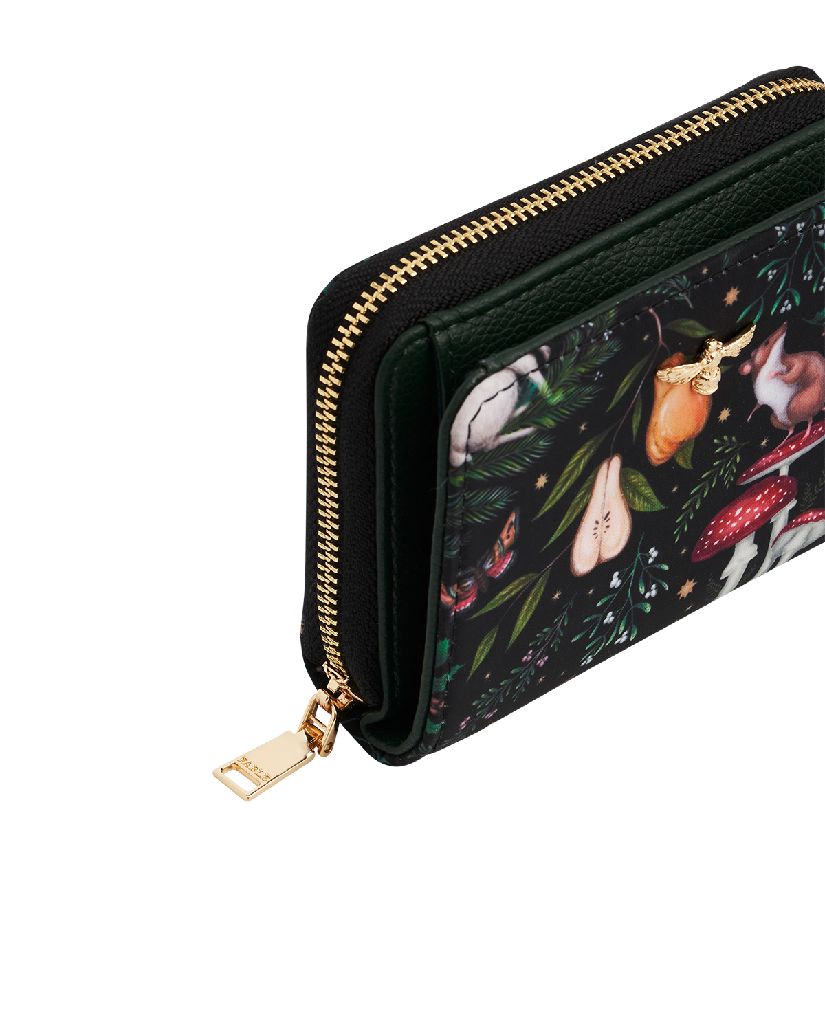 Niva Print Small Purse in Green