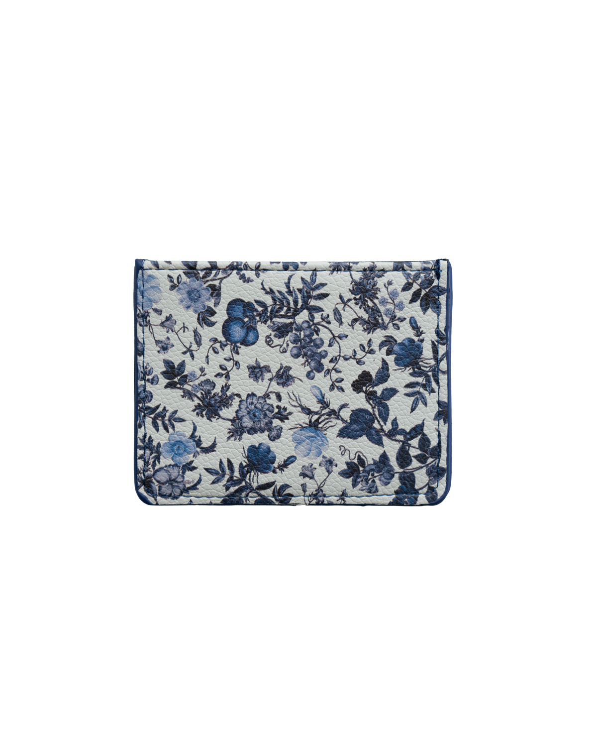 Floral patterned pouch on a white background