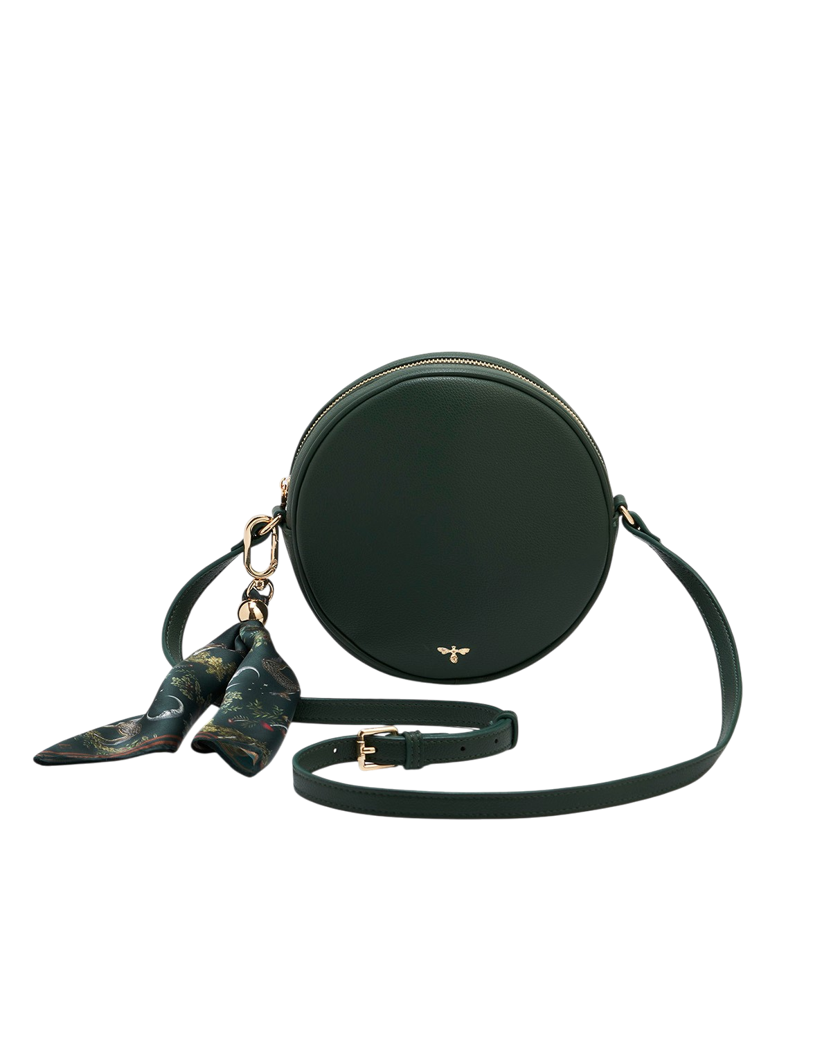 Chloe Circle Bag in Forest Green
