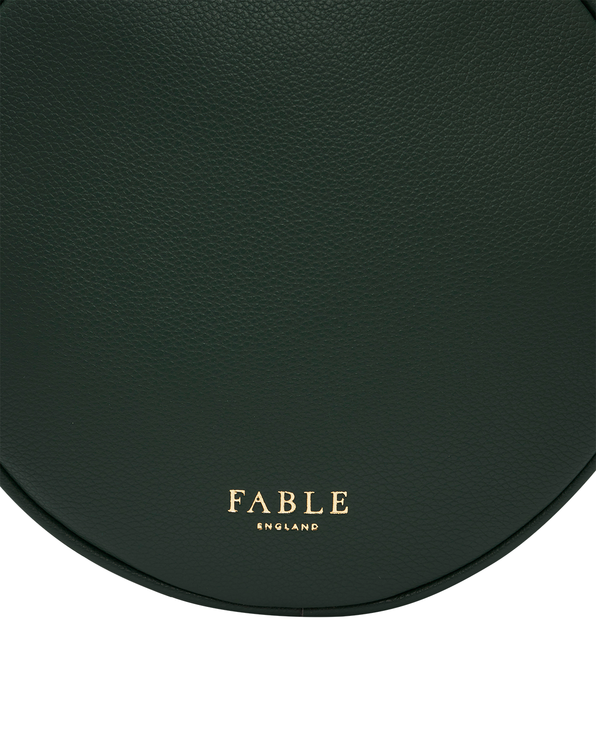 Chloe Circle Bag in Forest Green