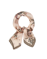 Toile de Jouy Olive Green Square Scarf