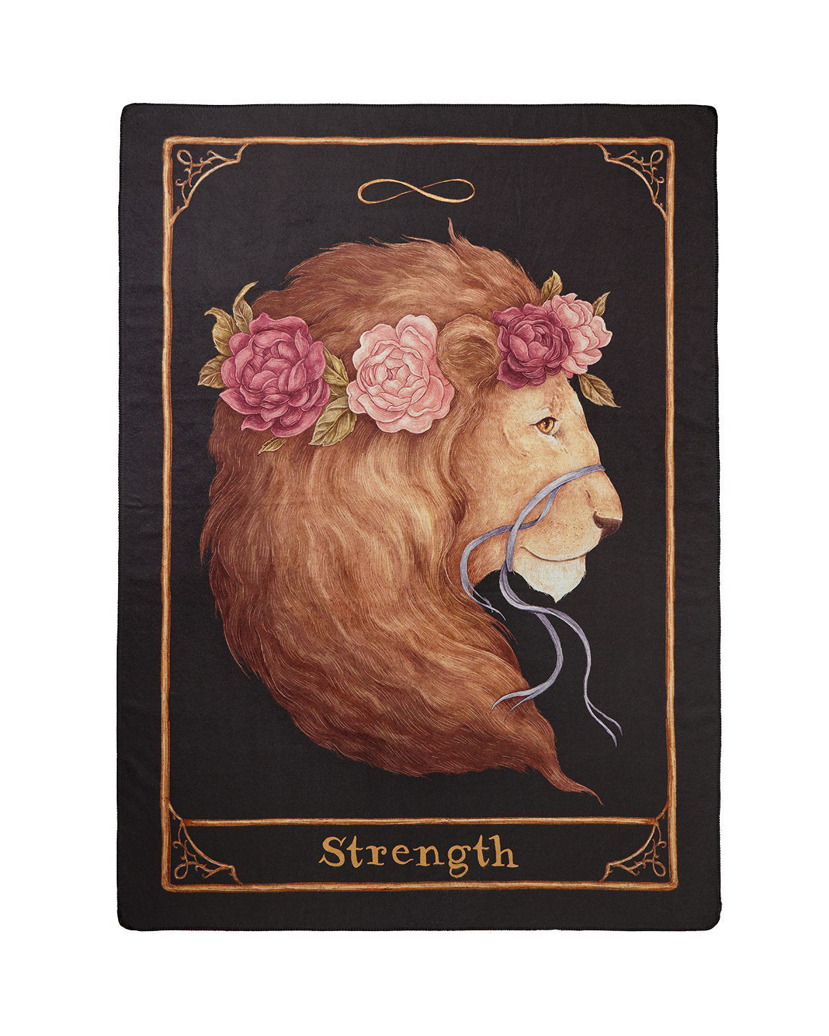 Strength Tarot Tales Blanket Scarf Jessica Roux Collaboration