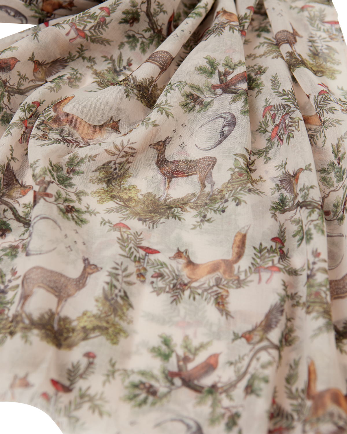 Fular ligero A Night's Tale Woodland Gris Cristal