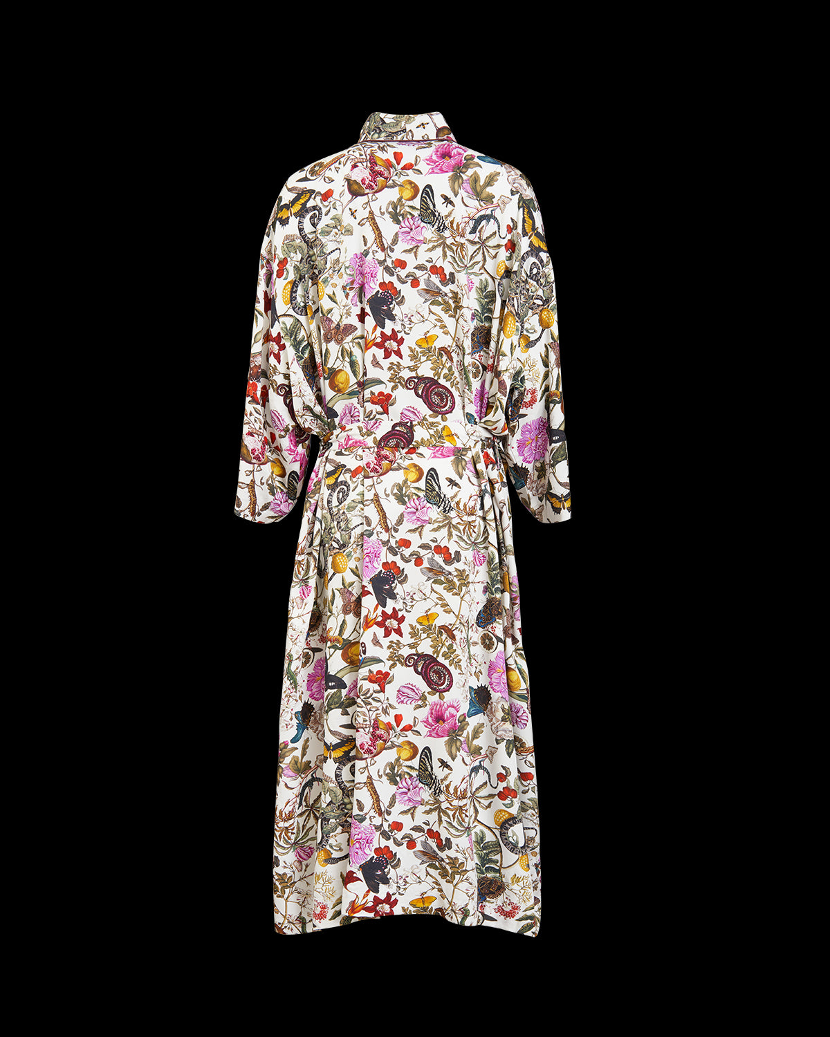 Floral Engravings Kimono