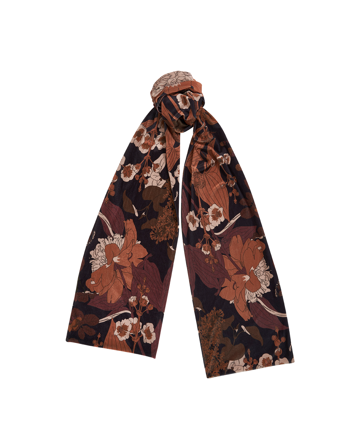 Deco Blooms Velvet Scarf