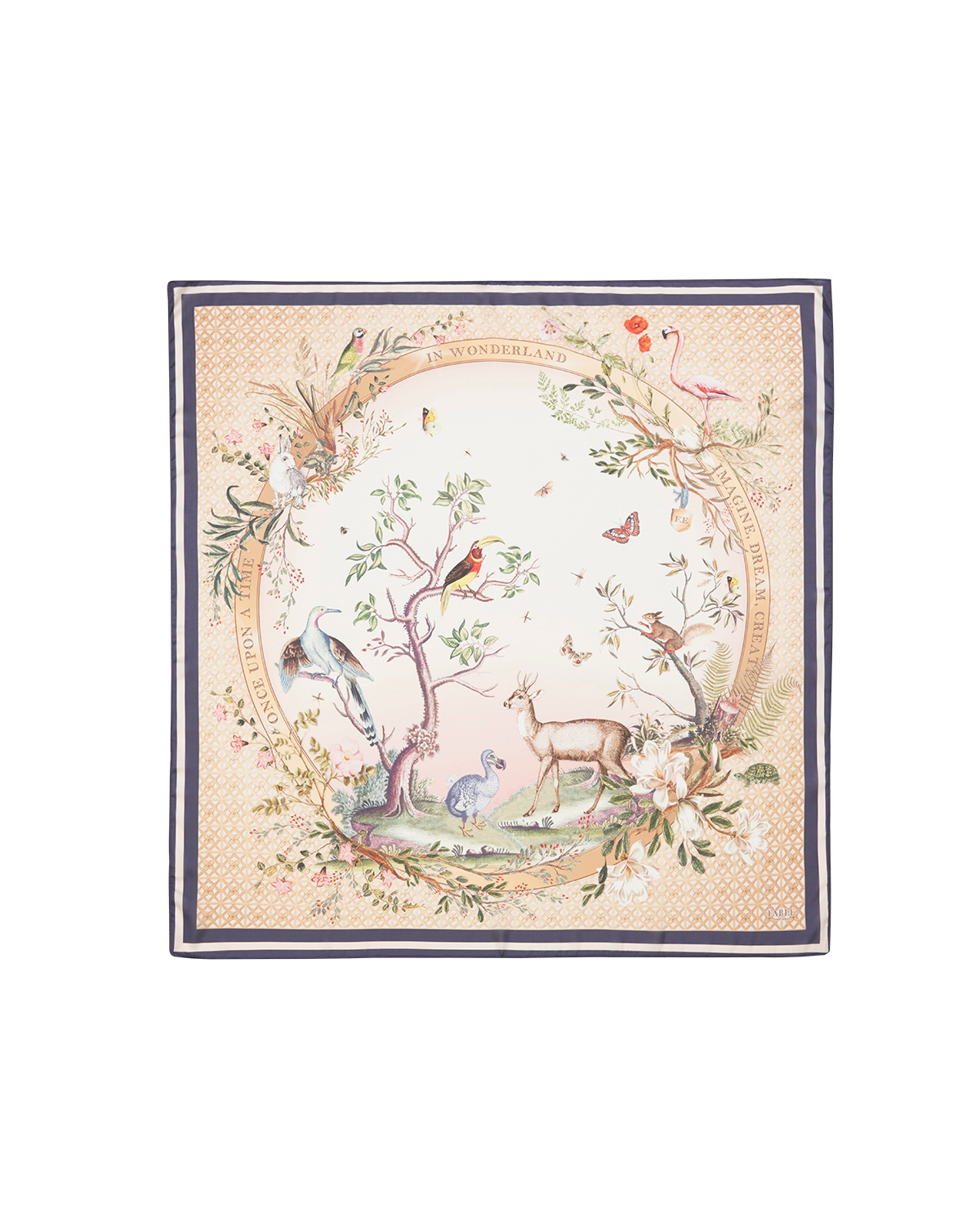 Wonderland Narrative Square Scarf