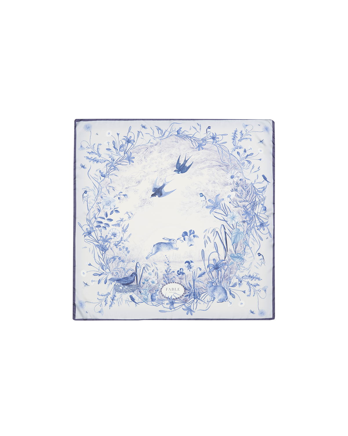 Pañuelo Conejos Azul