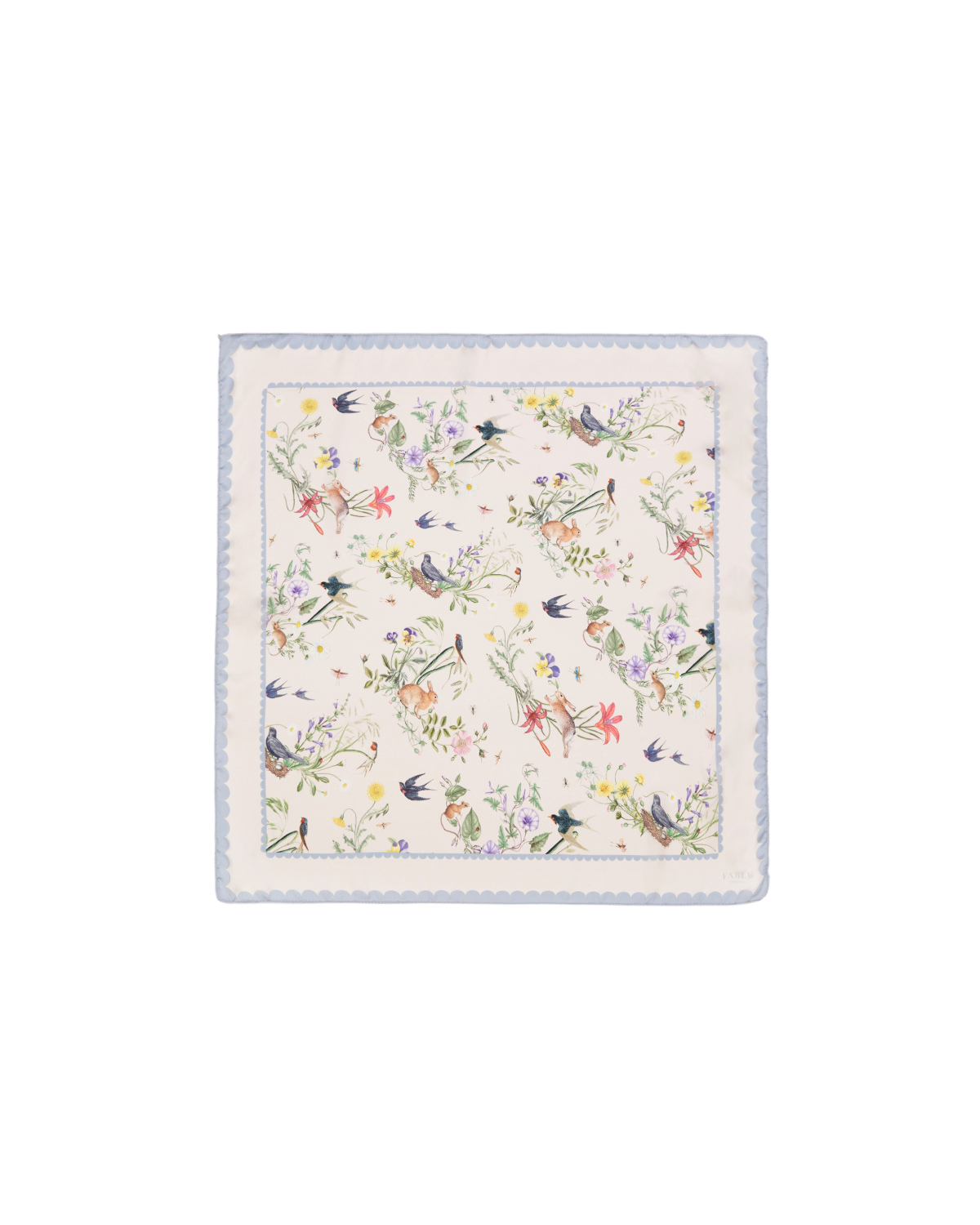 High Tea Toile Square Scarf