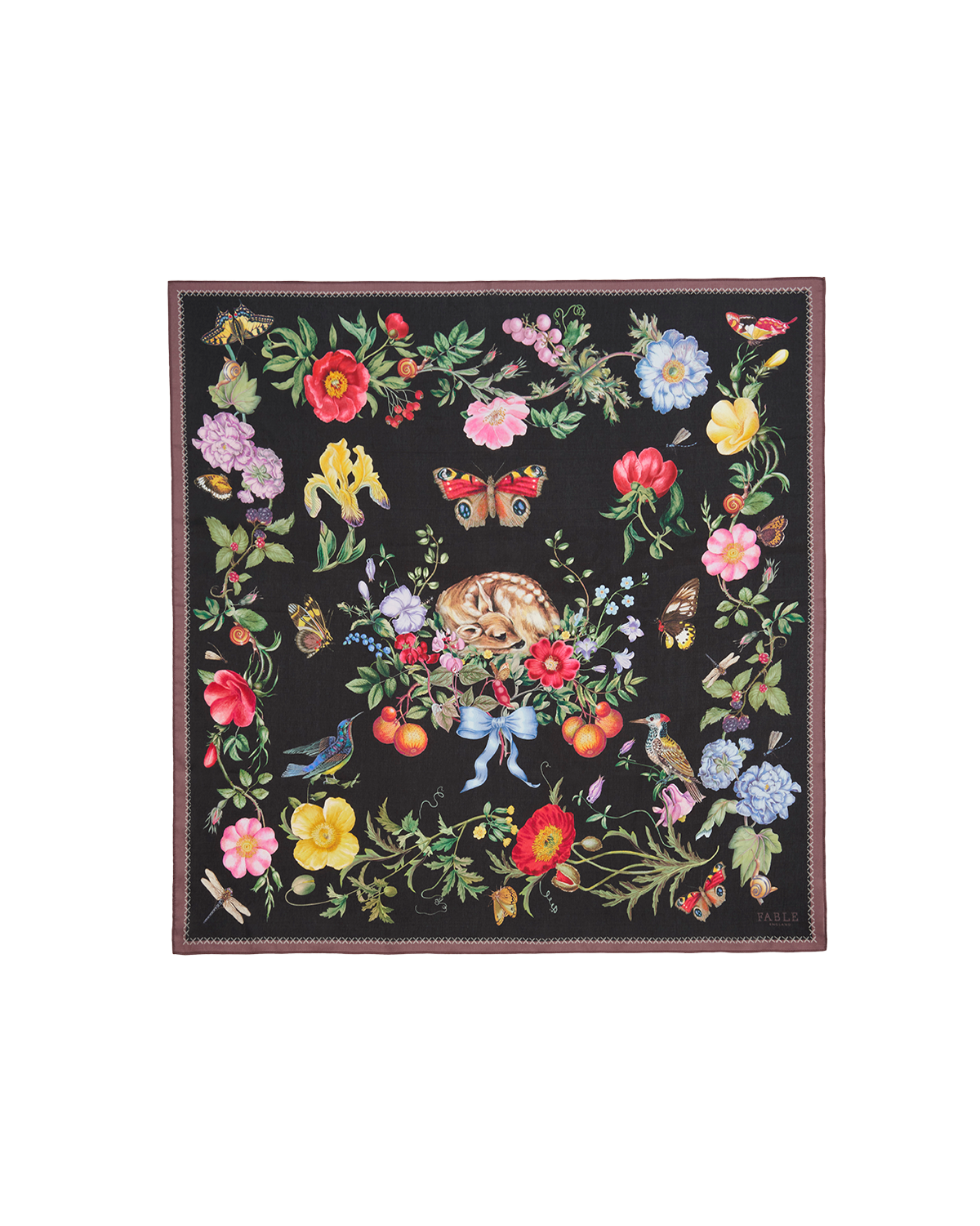 Alices Garden Square Scarf