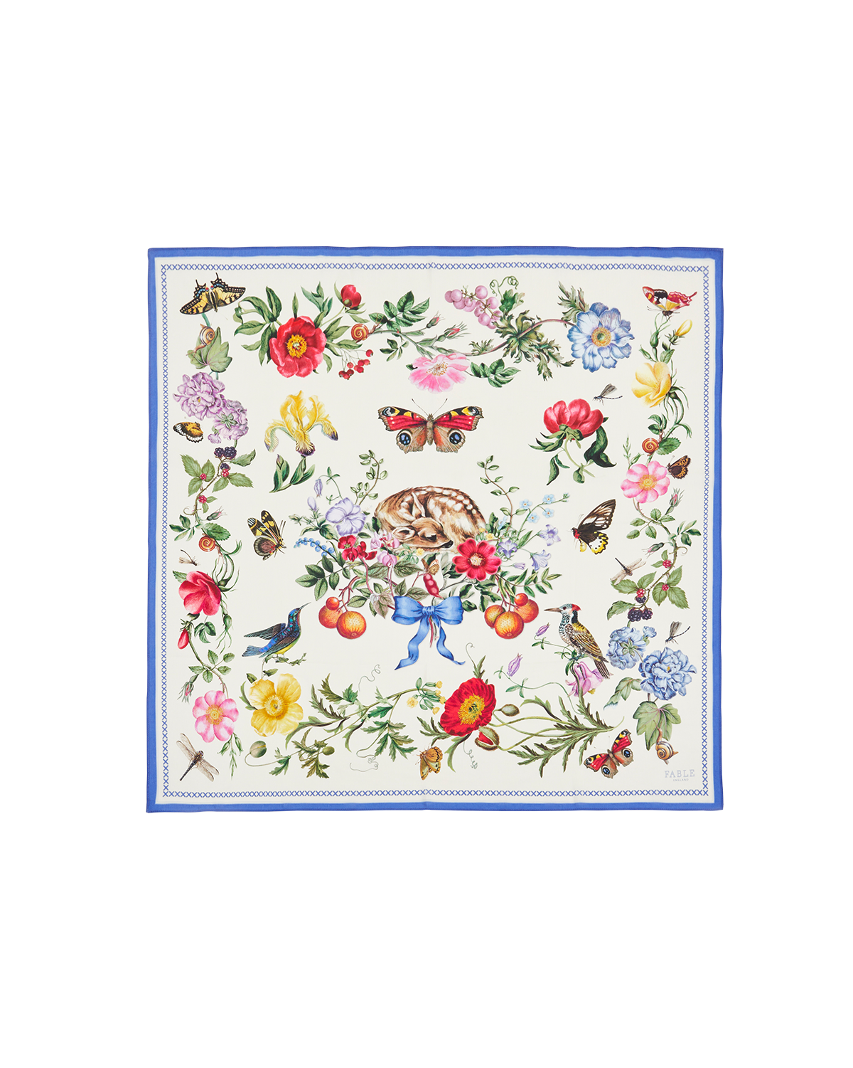 Agnes Tales Square Silk Blend Scarf