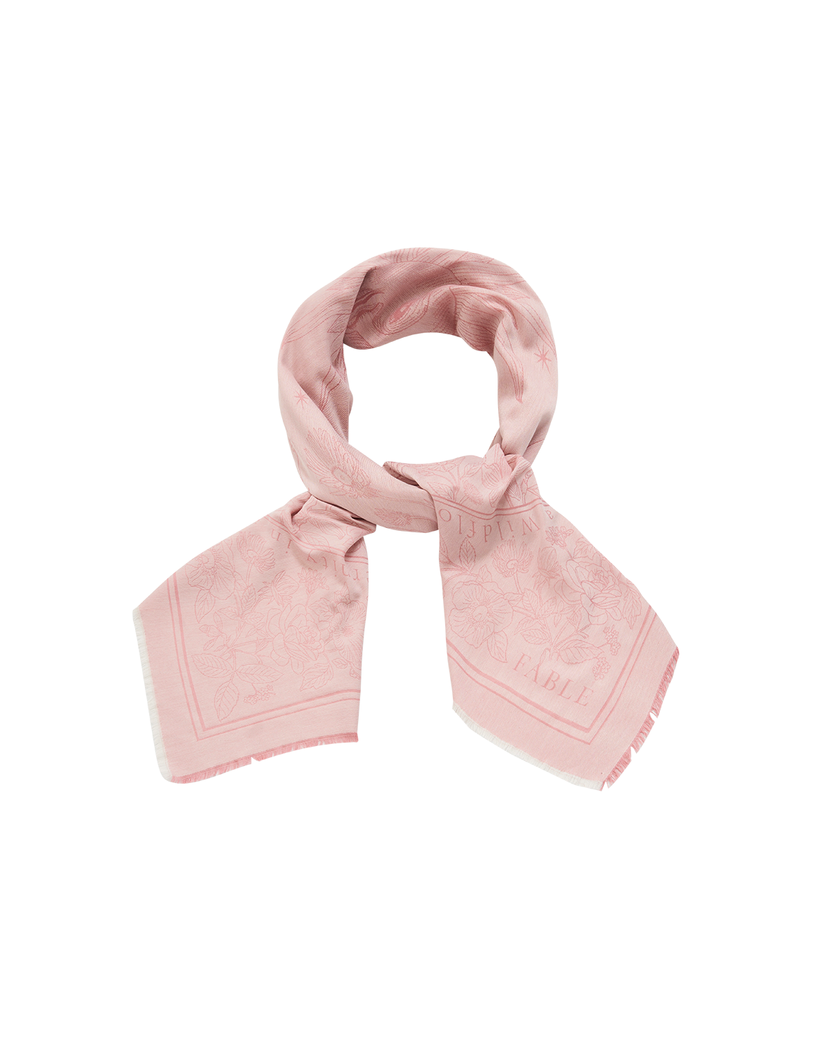 Pink Tale Of Innocence Square Scarf