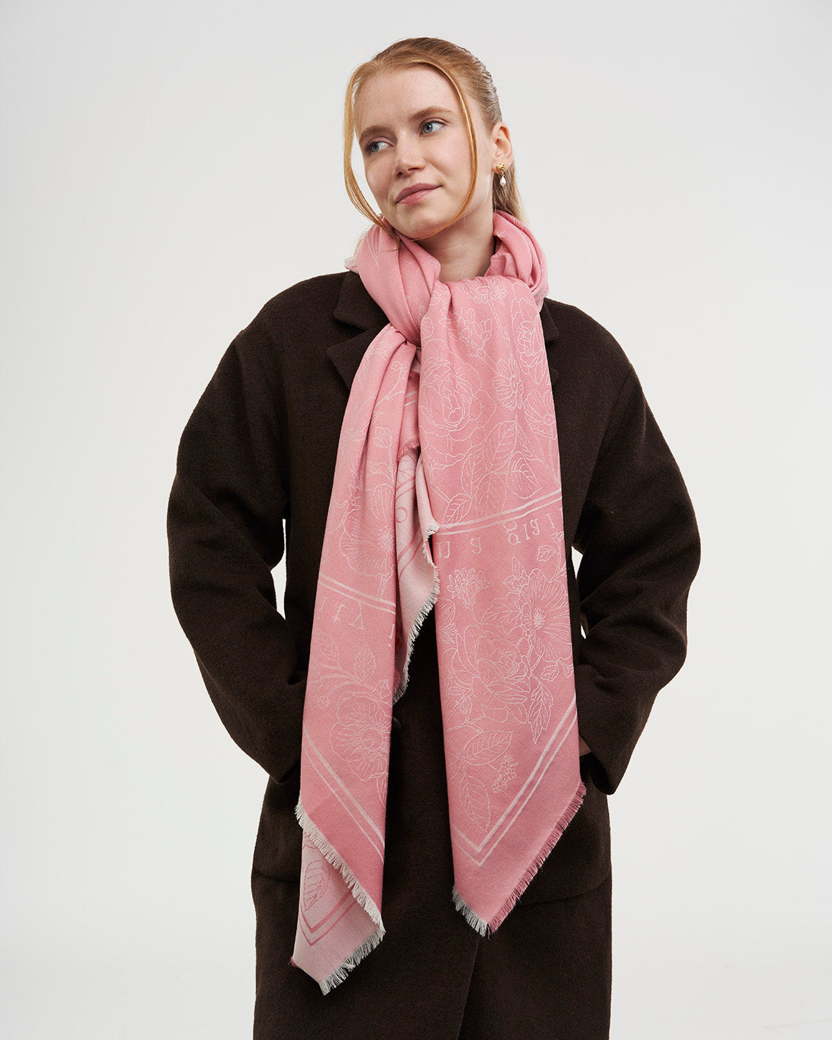 Pink Tale Of Innocence Square Scarf