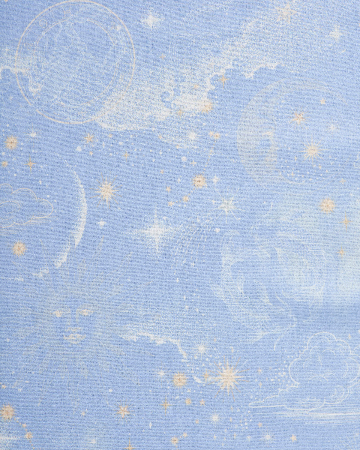 Zodiac Langer Fransenschal in Hellblau