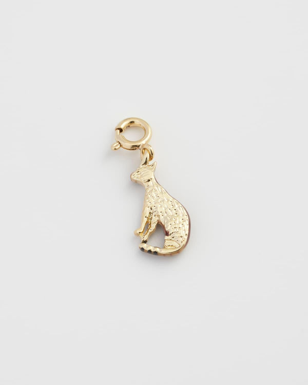 Enamel Bengal Cat Charm by Fable England