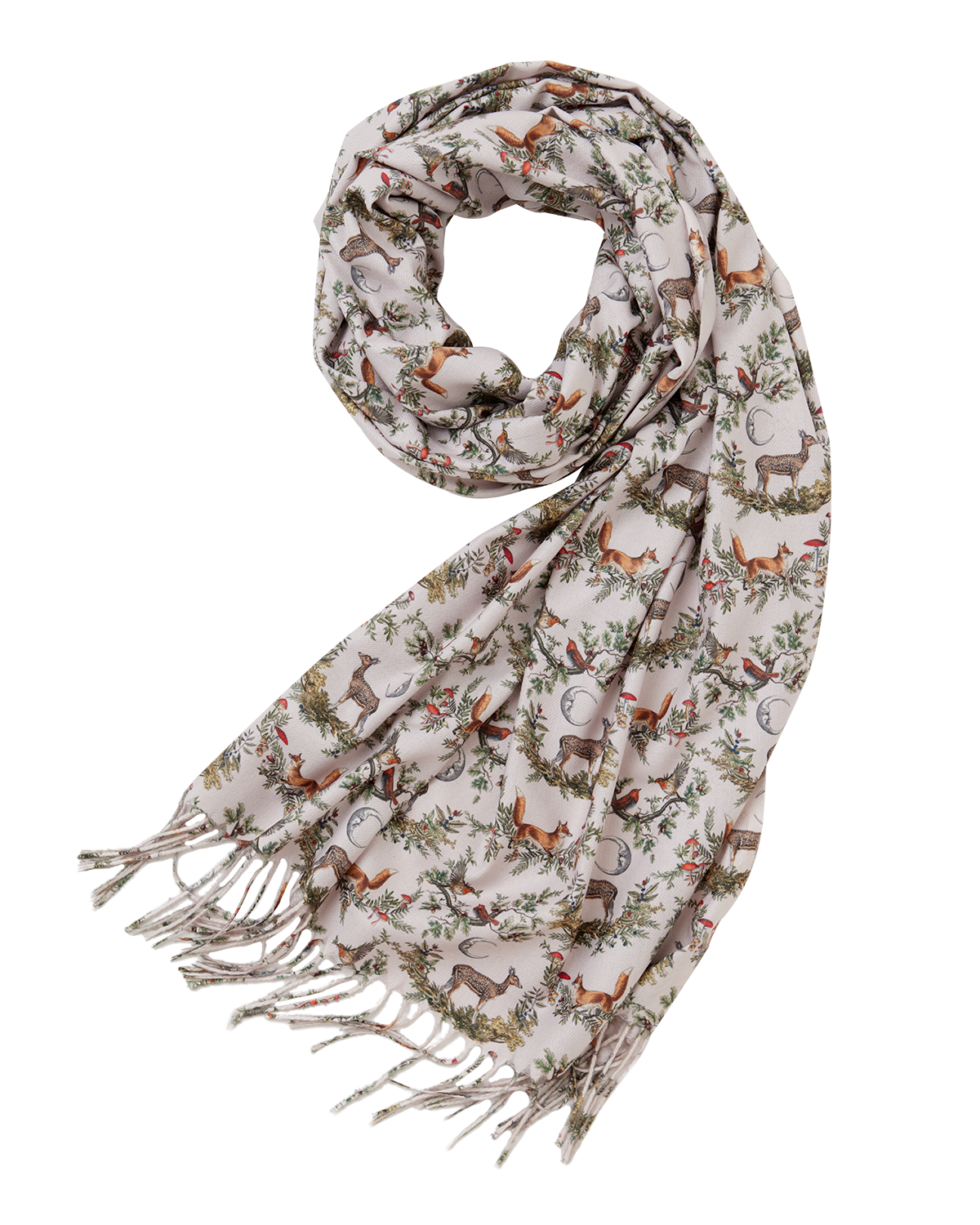 Nights Tale Woodland Tassel Scarf