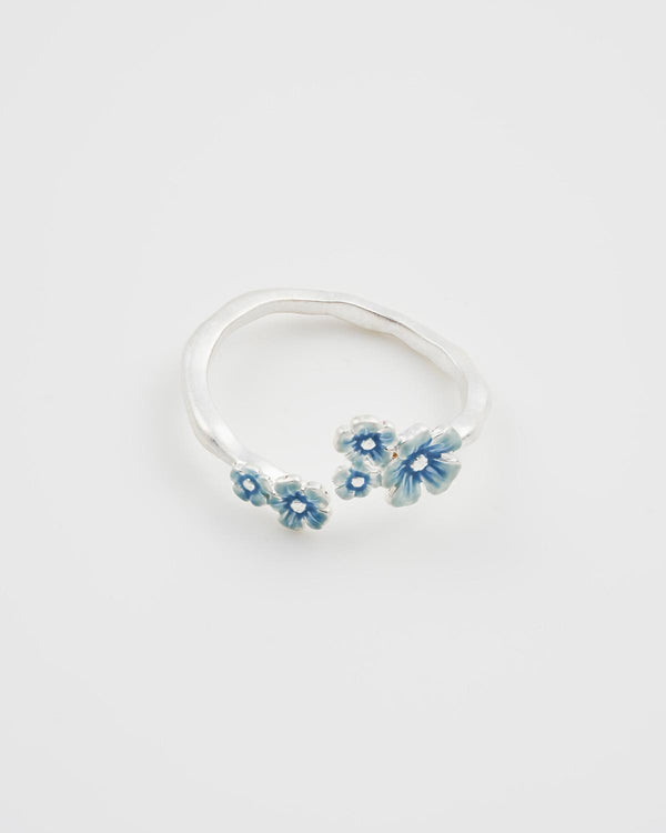 Forget Me Not Silver Ring
