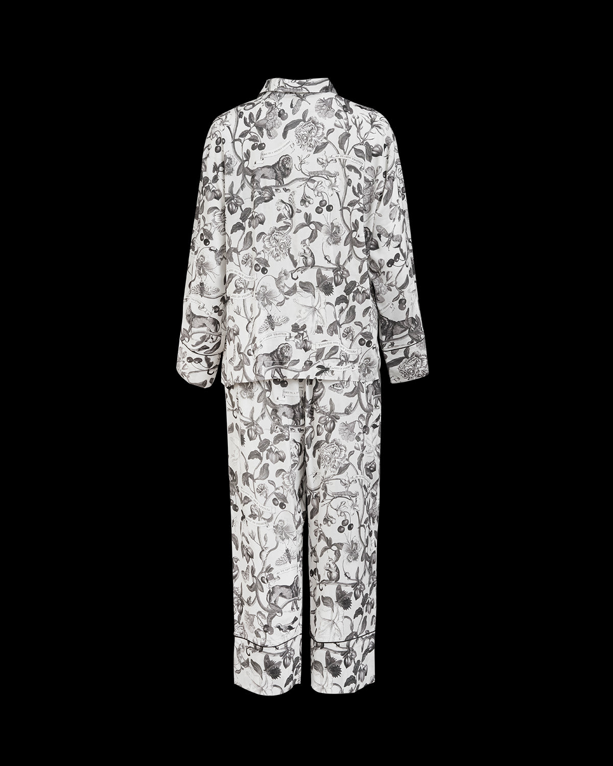 Pijama largo Tree Of Life Monocromático