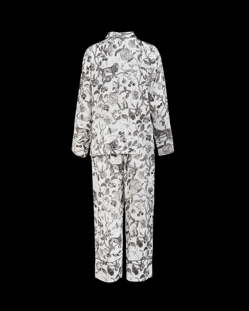 Tree of Life Monochrome Long Pyjamas