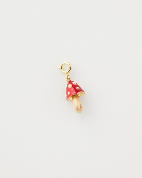 Enamel Mushroom Charm