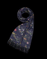 Running Bunny Toile Fringe Scarf