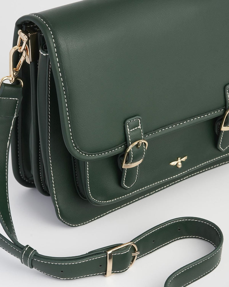 Into the Woods Green Satchel Fable England UK