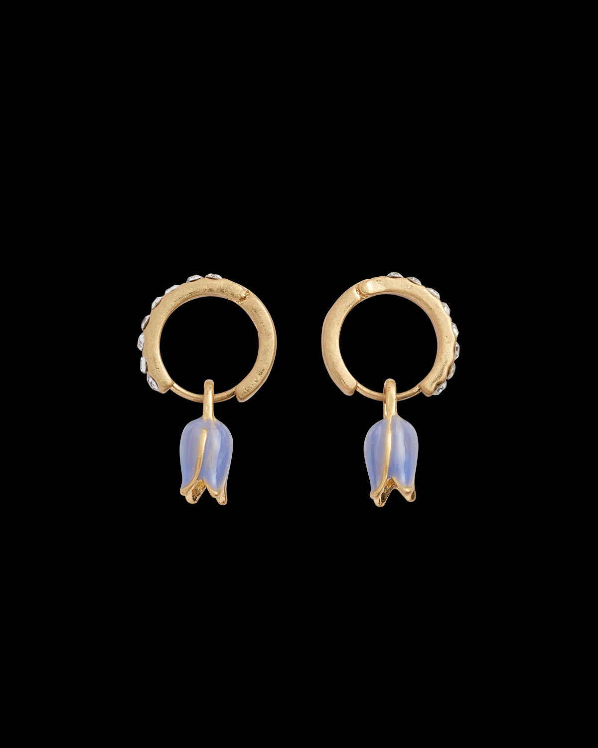 Bluebell Charm Huggie Earrings