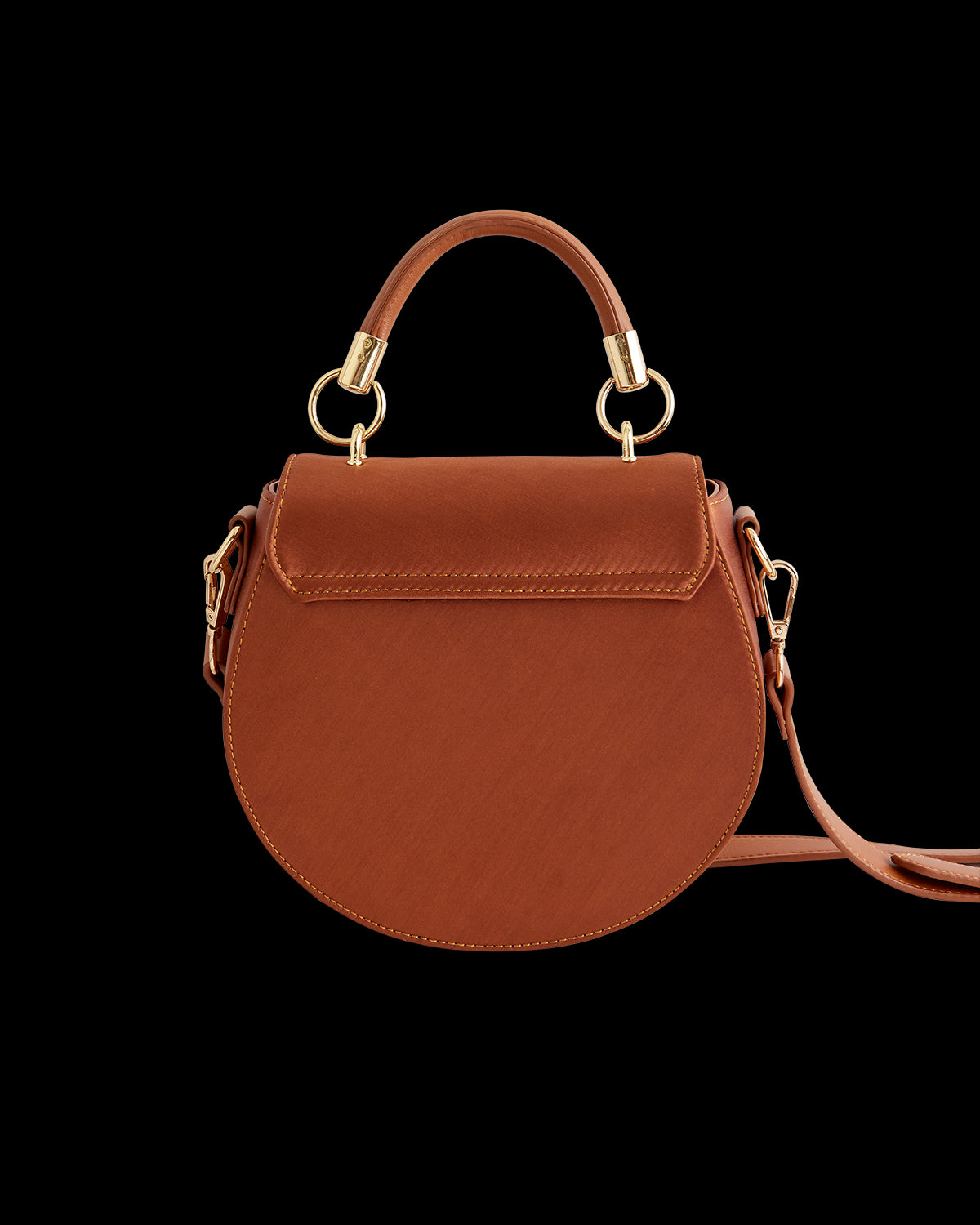 Borsa Saddle Cerbiatto Addormentato Ricamato
