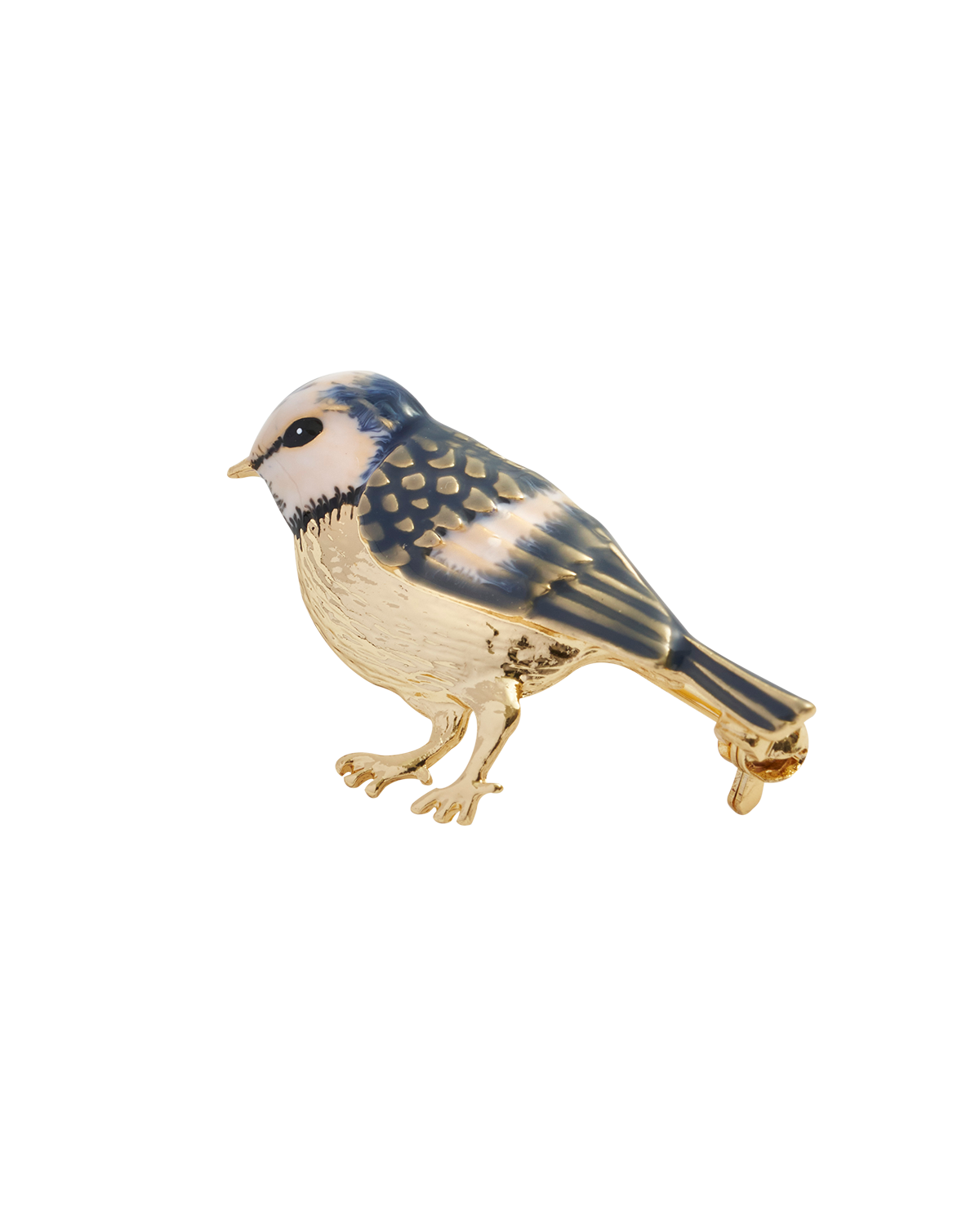 Enamel Tit Brooch