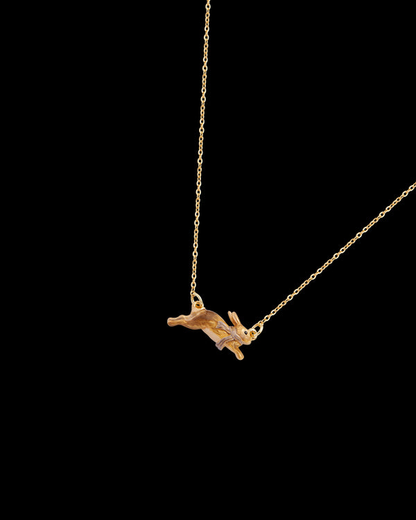 Cosy Bunny Charm Necklace