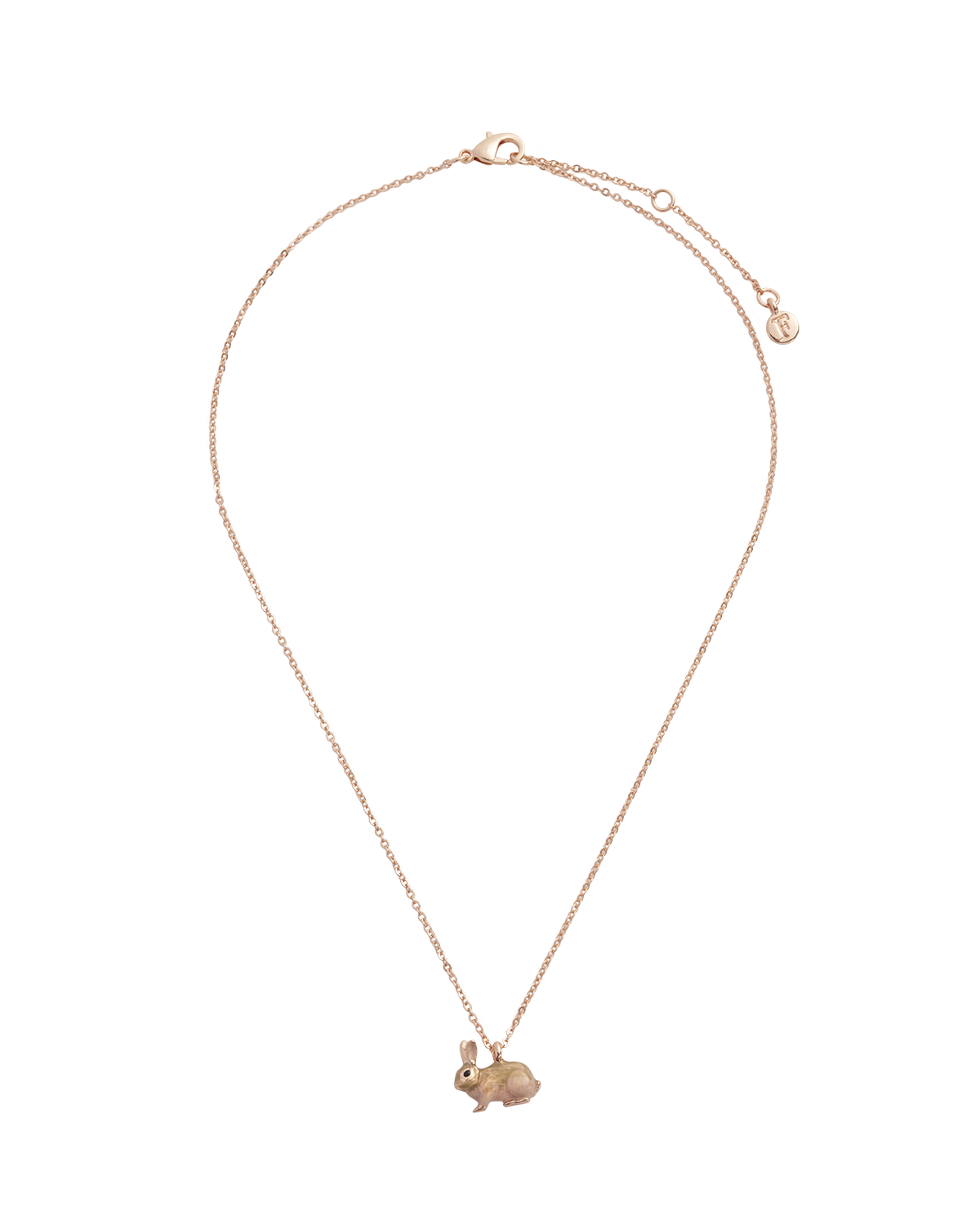 Collar Corto Conejo Esmaltado