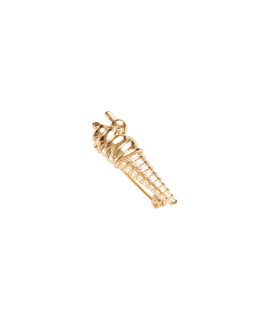 Gold Ice Brooch