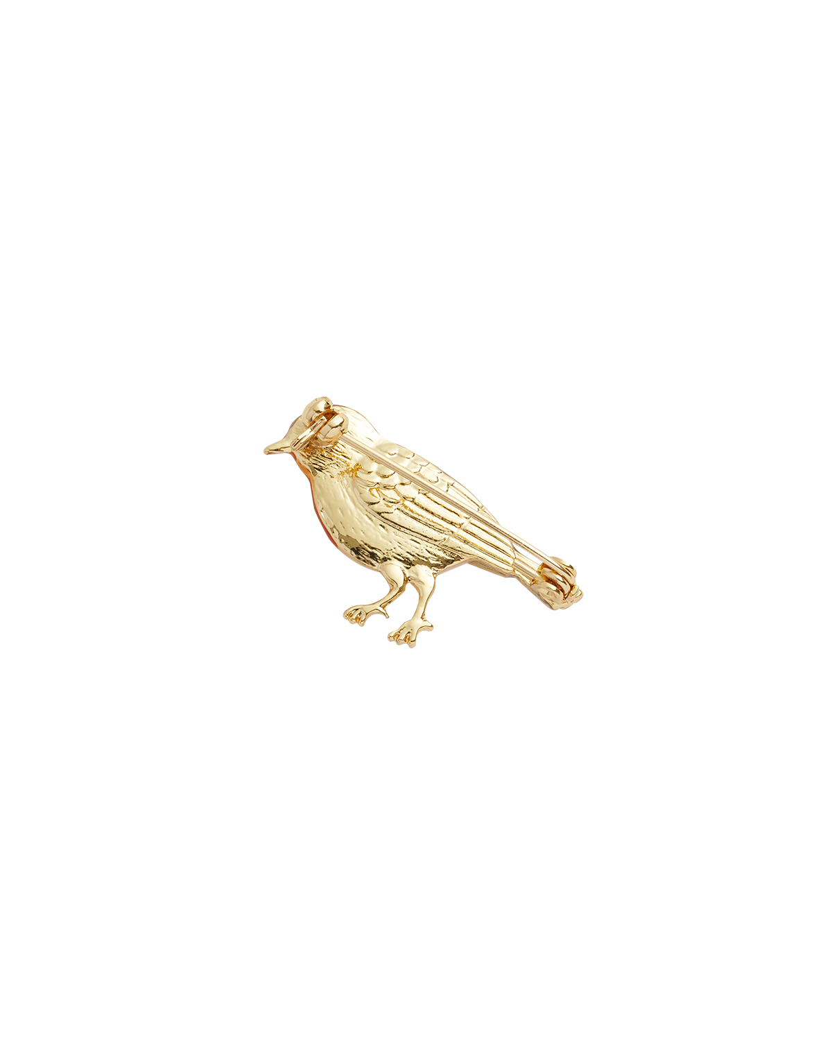 Enamel Robin Brooch