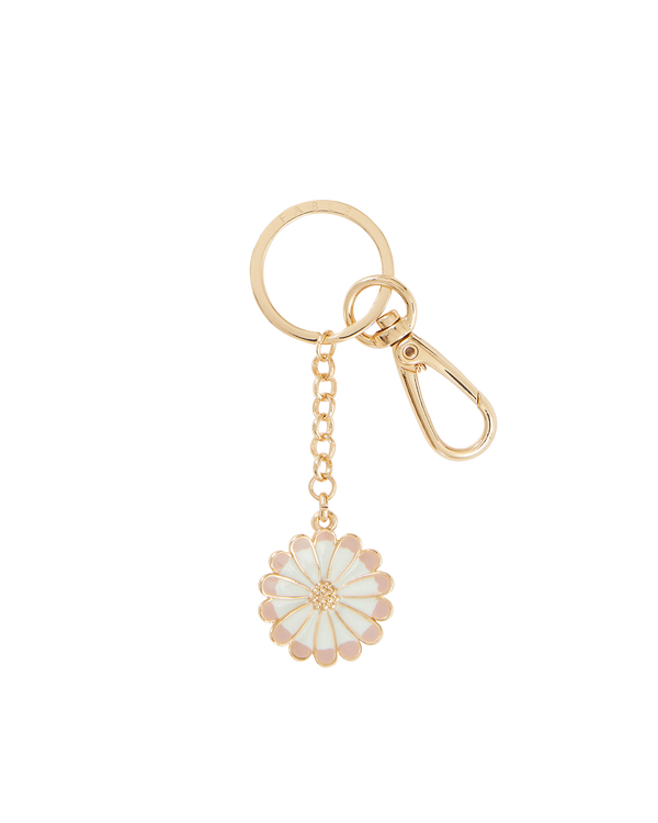 Enamel Daisy Key Ring