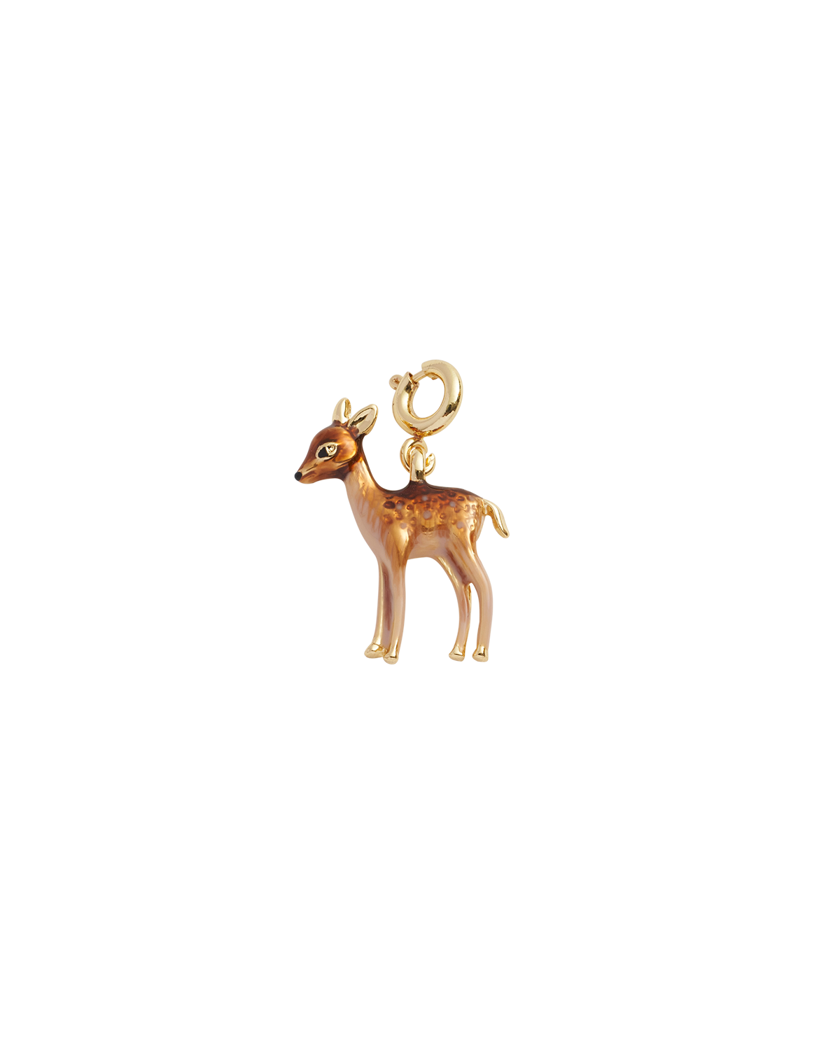 Enamel Fawn Charm