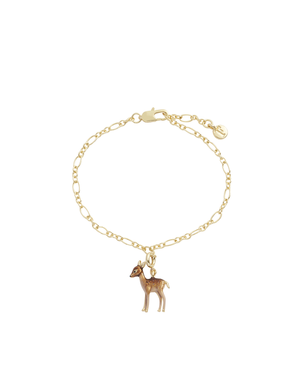 Enamel Fawn Charm