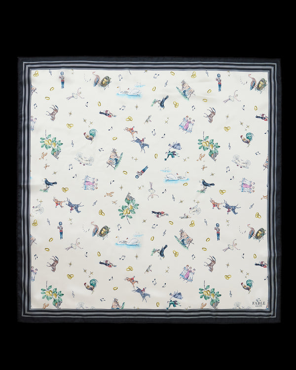 12 Days of Christmas Square Scarf