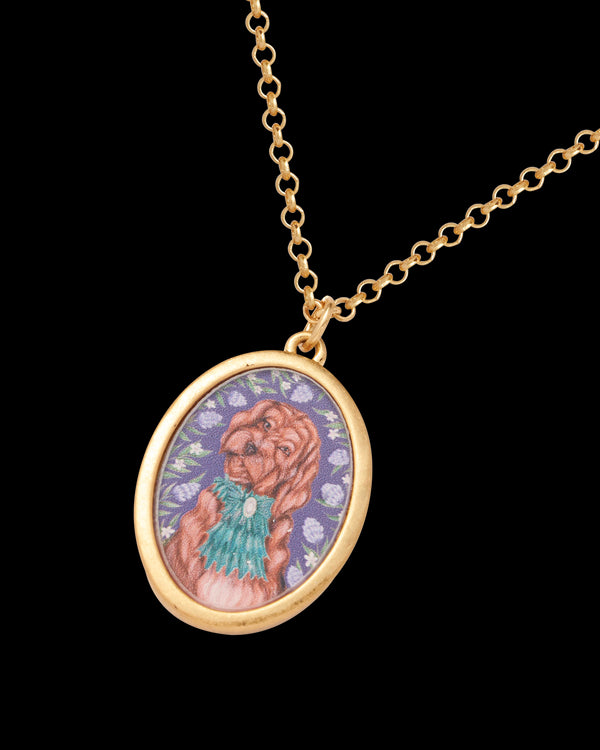 Catherine Rowe Pet Portraits Doodle Pendent Short Necklace